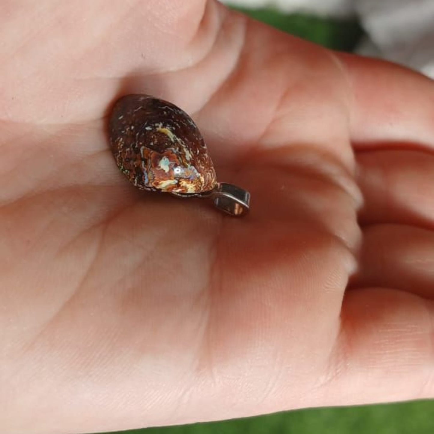 AUSTRALIAN BOULDER OPAL PENDANT