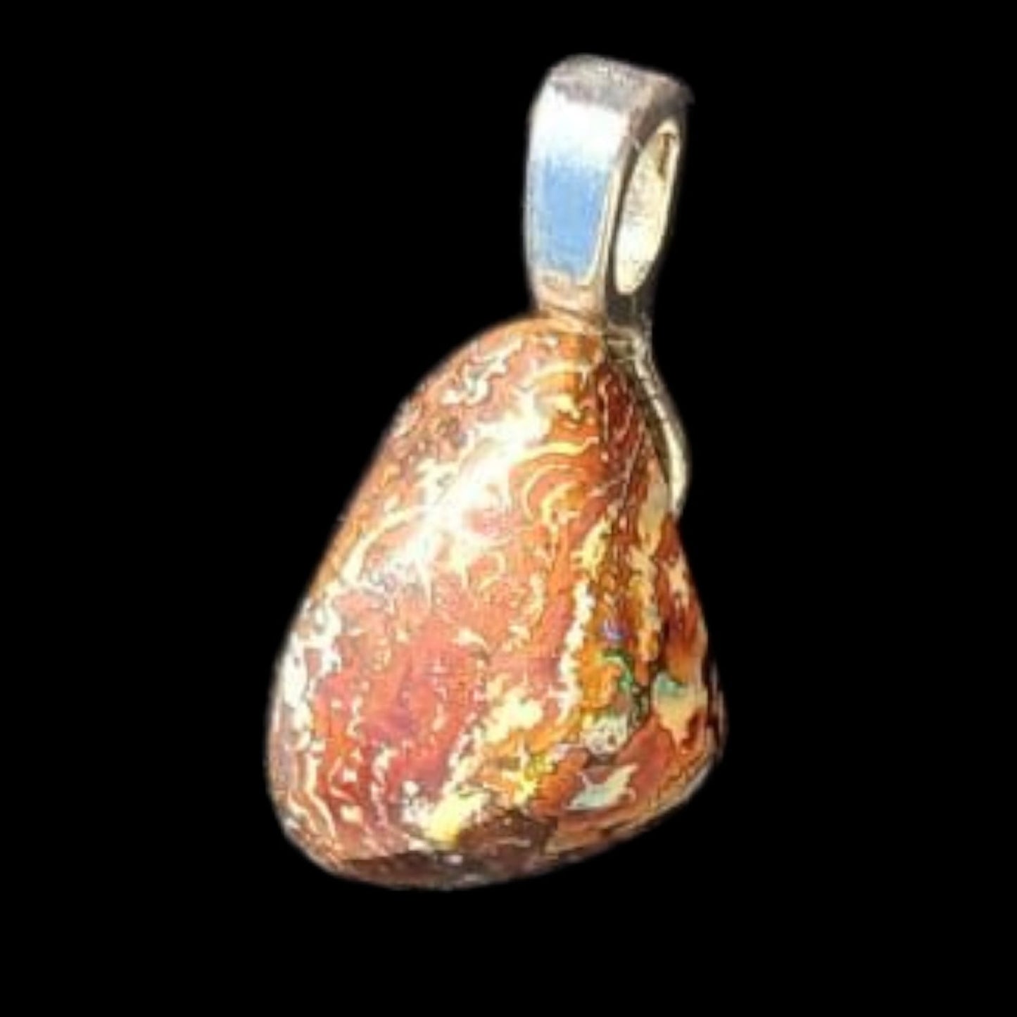 AUSTRALIAN BOULDER OPAL PENDANT