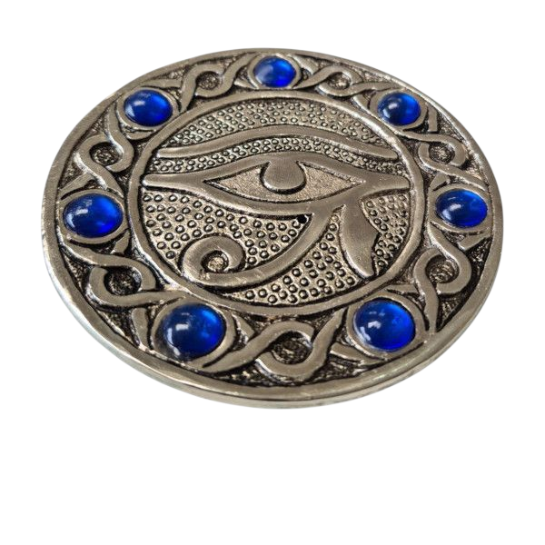 EYE OF HORUS ROUND INCENSE HOLDER