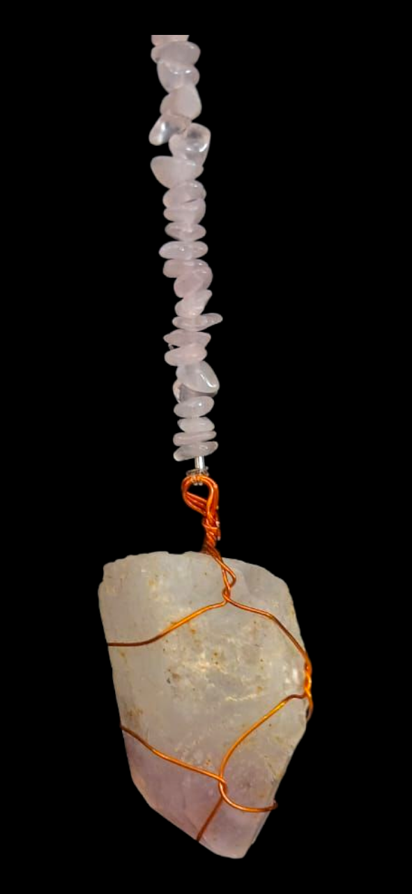 CRYSTAL SUNCATCHER SPIRIT QTZ AND AGATE