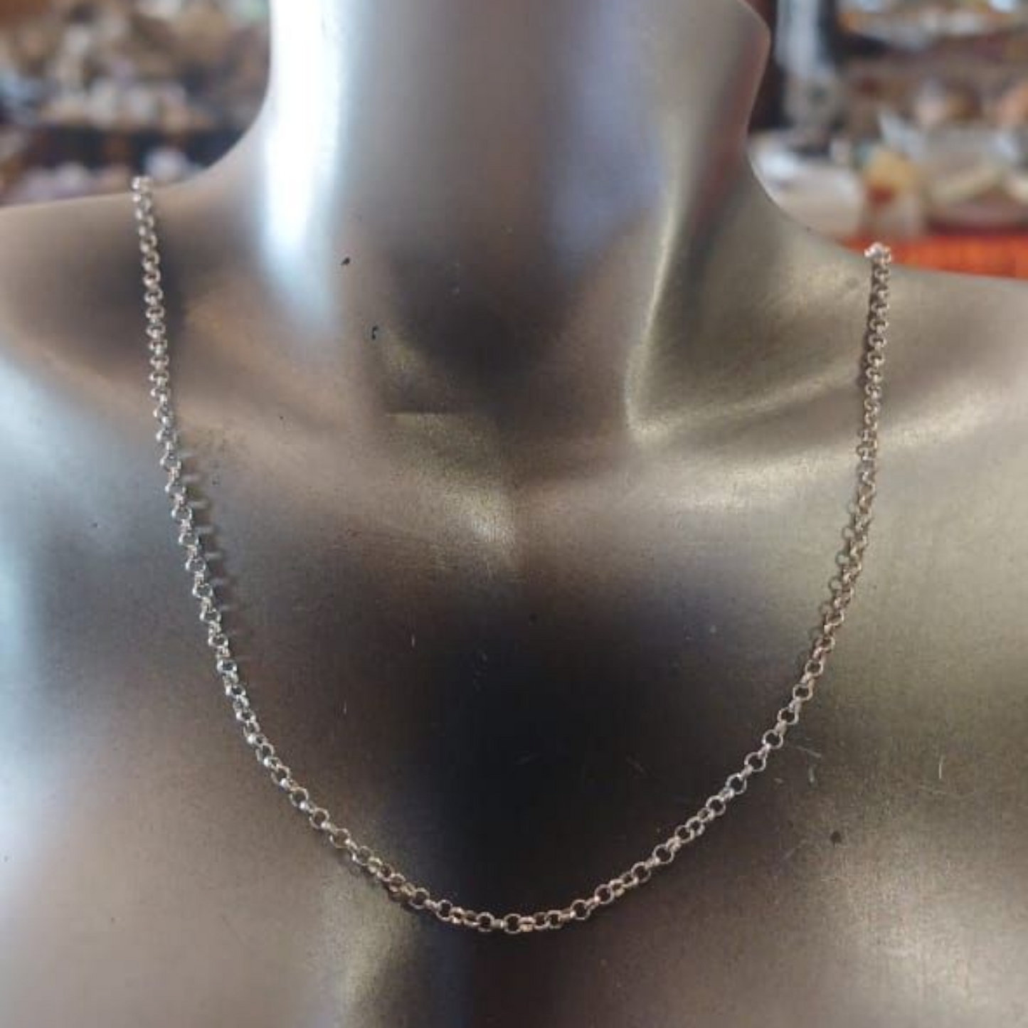 STERLING SILVER CHAIN 50cm