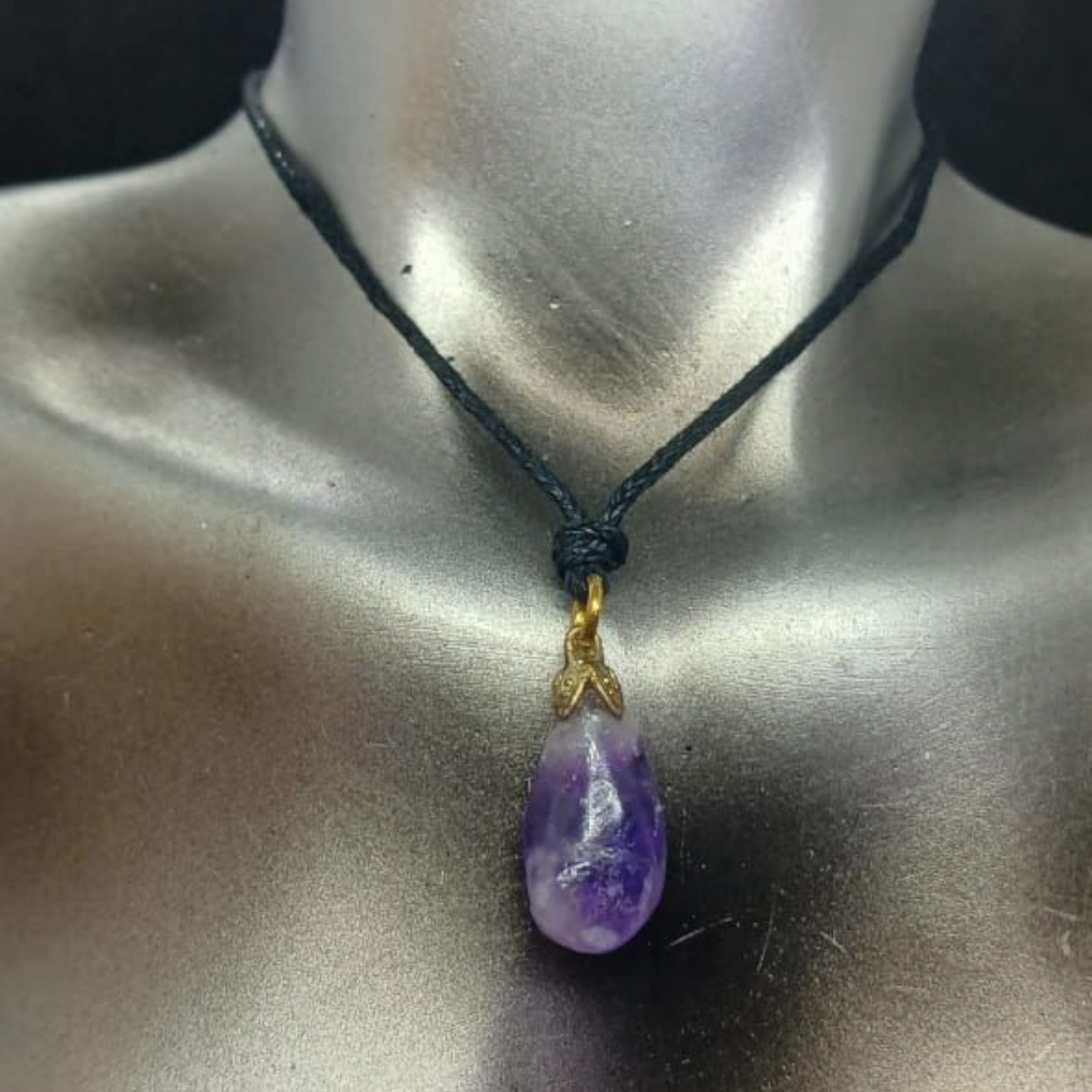 AMETHYST  PENDANT NECKLACE