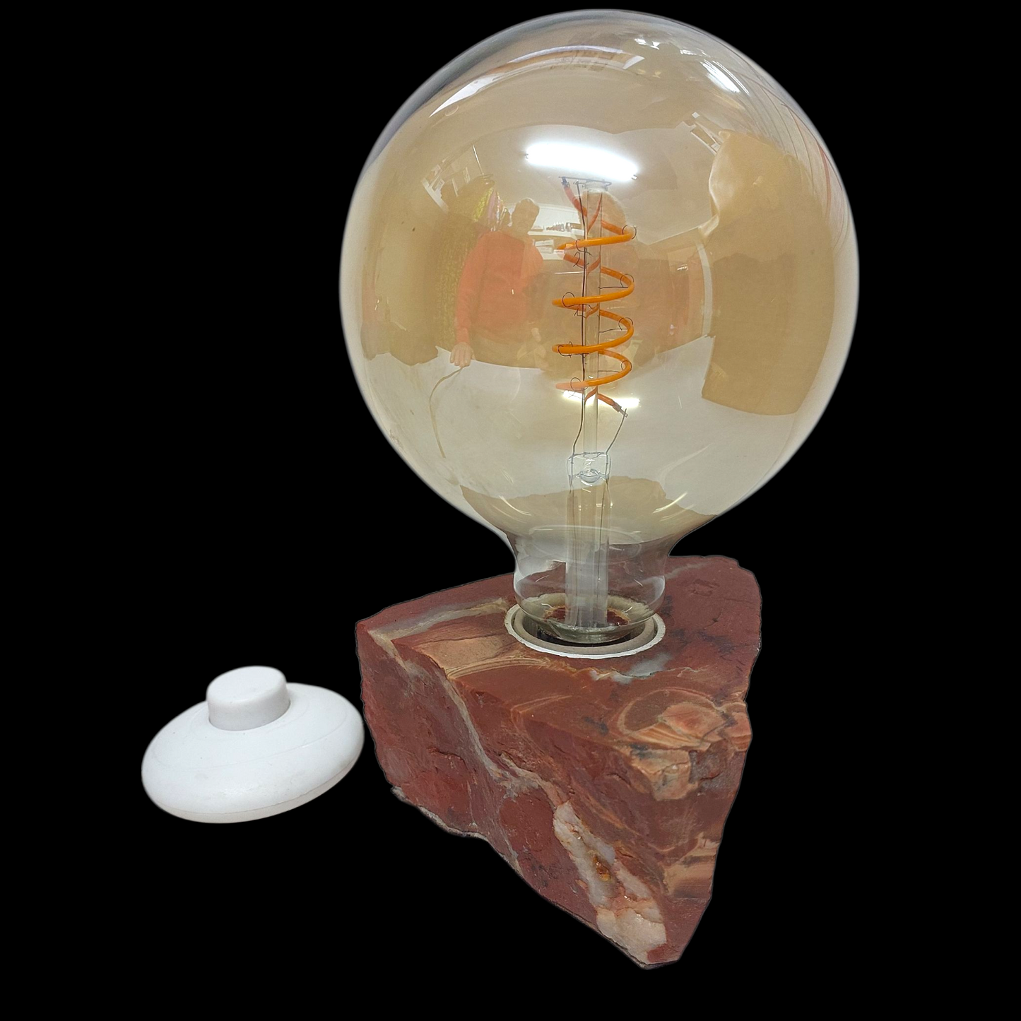 RED JASPER LAMP