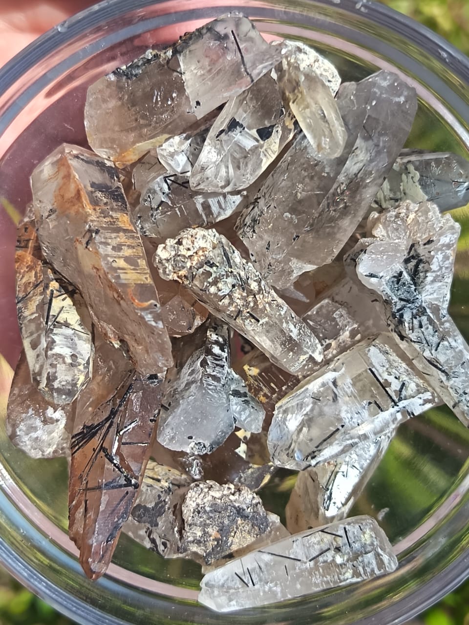 Tourmalated Quartz Point From Erongo