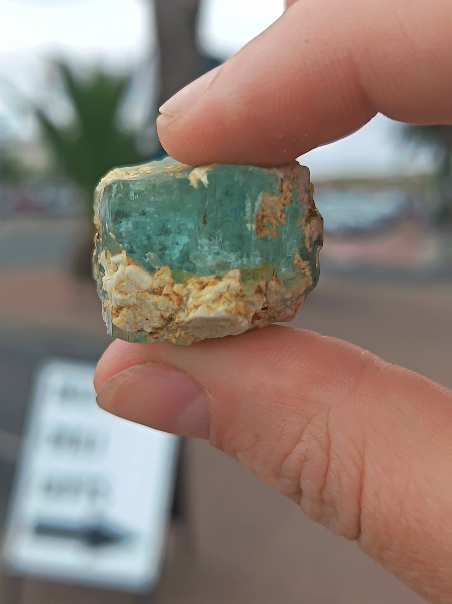 Gemmy Aquamarine From Erongo - 18g