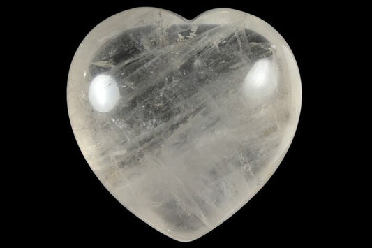 CLEAR QUARTZ HEART