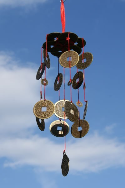CHINESE COINS CHIMES LARGE