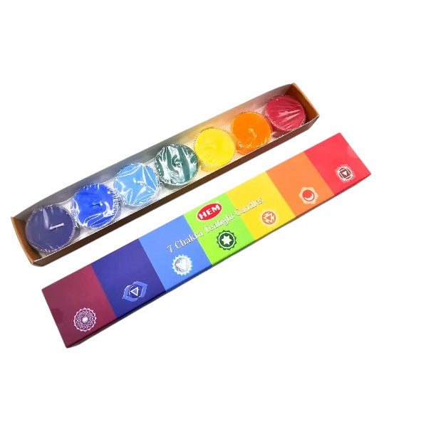 CHAKRA TEALIGHT CANDLE SET