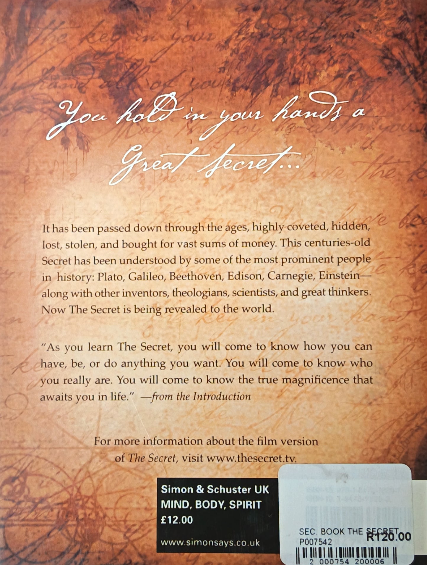 The Secret By: Rhonda Byrne