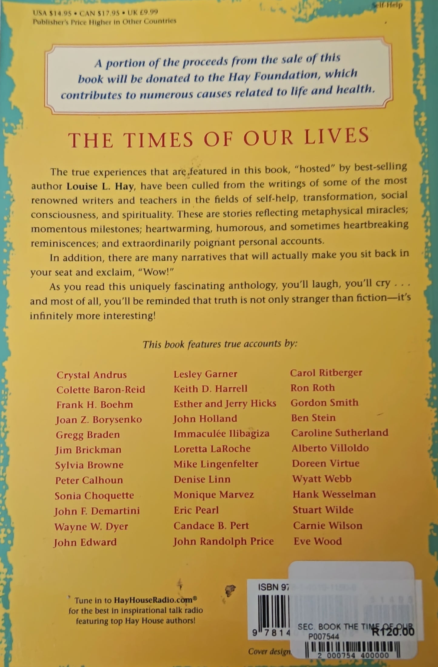 The Time Of Our Lives BY: Louise L. Hay