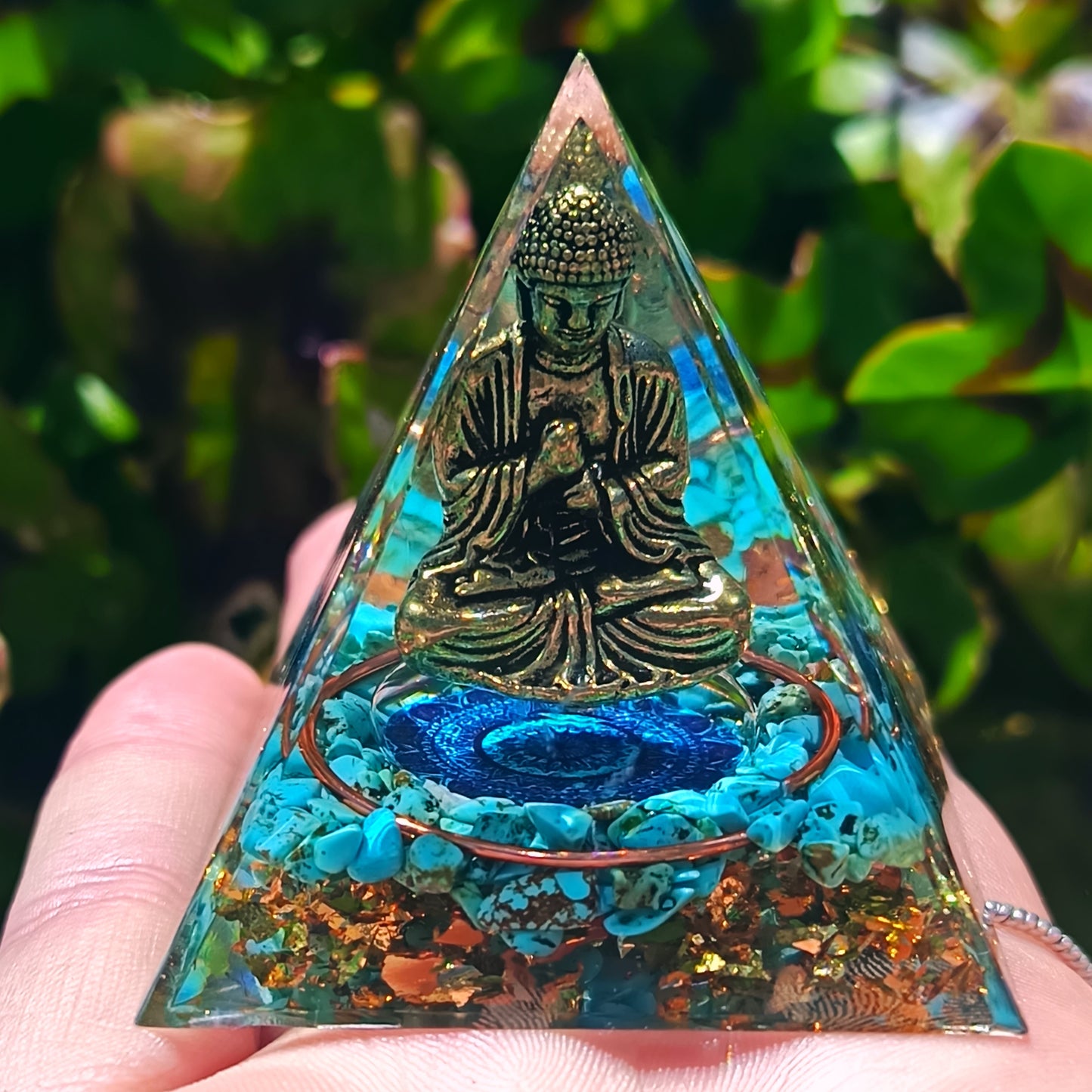 Buddha Orgonite Pyramid