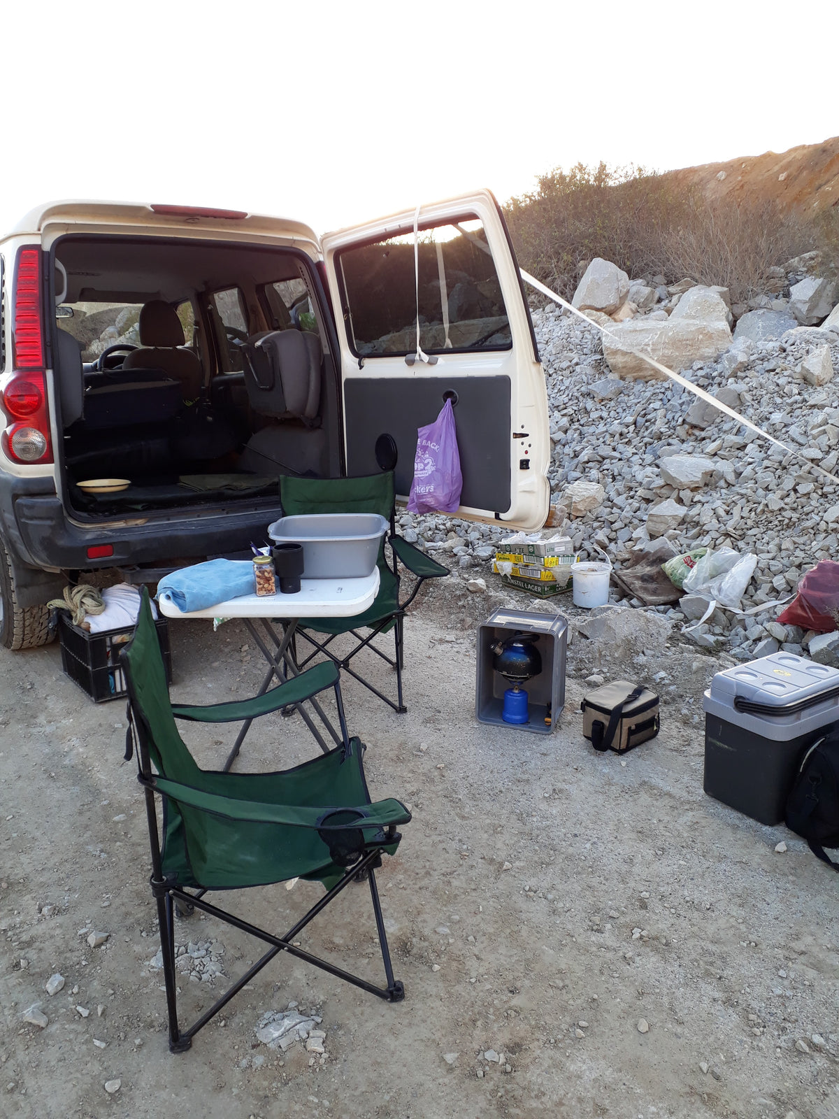 This is how you live in the field