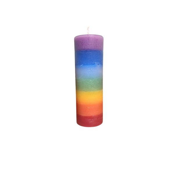 CANDLE CHAKRA STACK 13CMx4cm