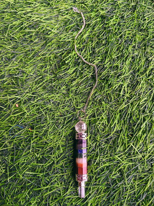 Pendulum Chakra Clear Quartz Point