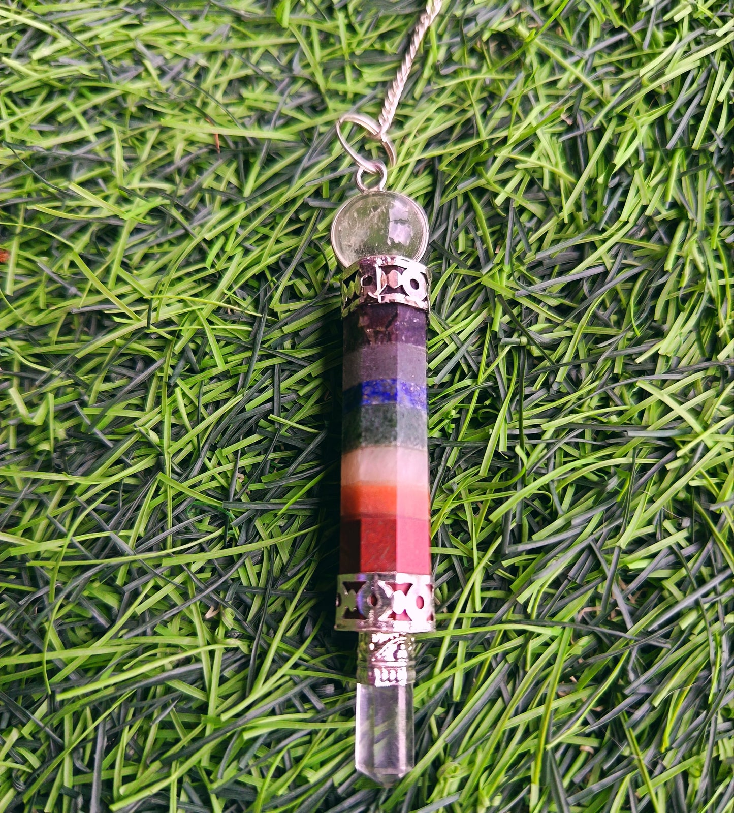 Pendulum Chakra Clear Quartz Point