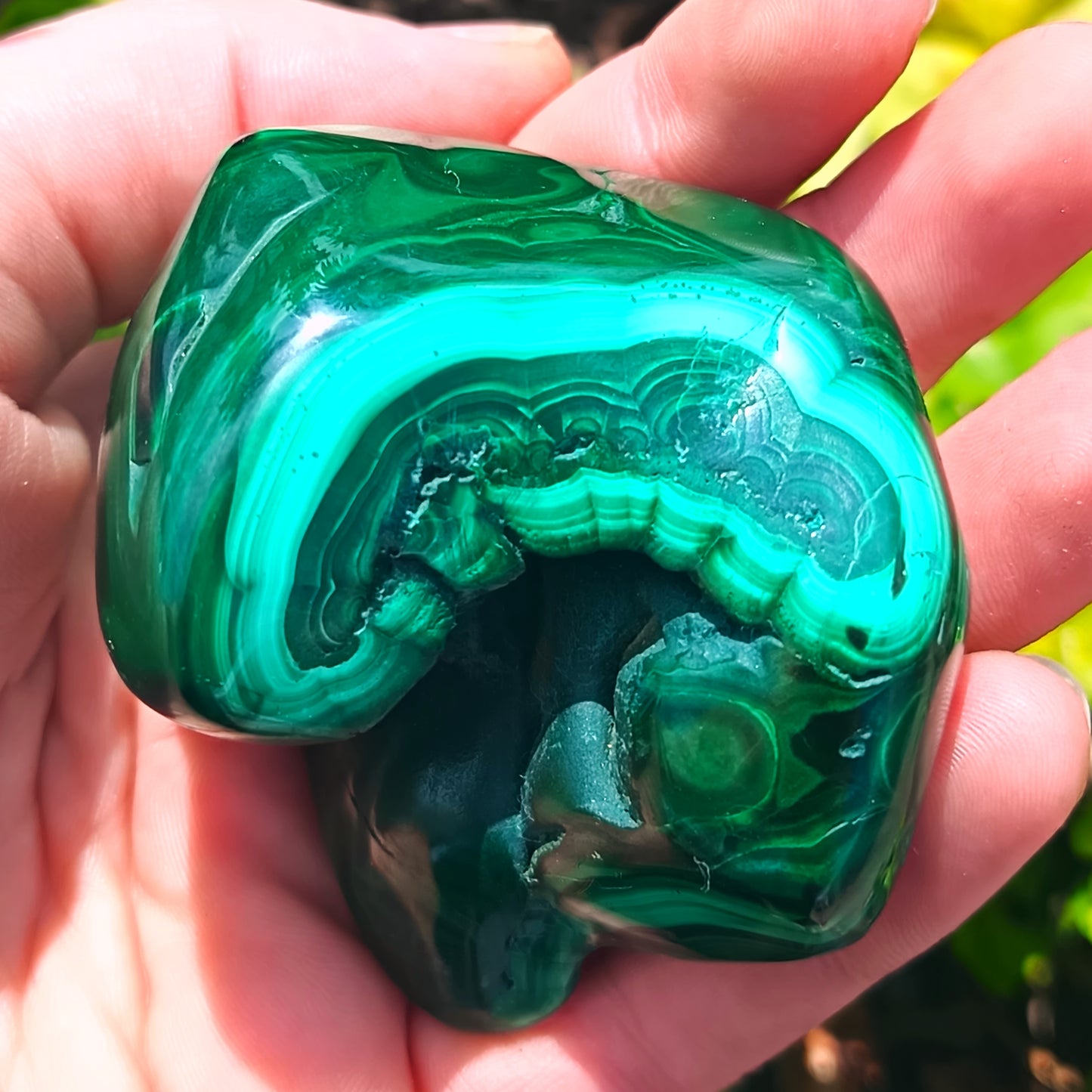 Flower Banded Malachite