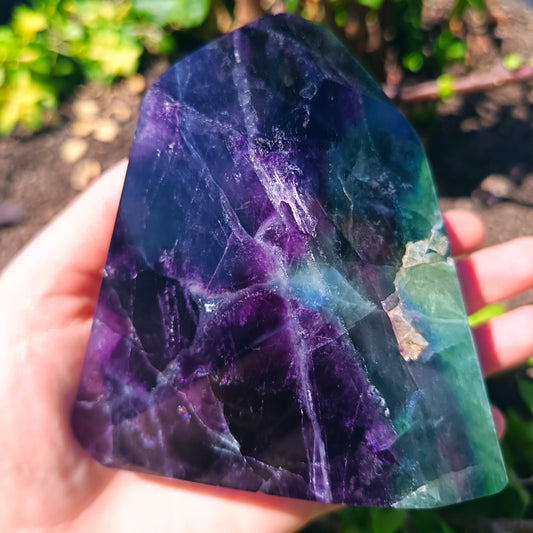 Rainbow Fluorite tower