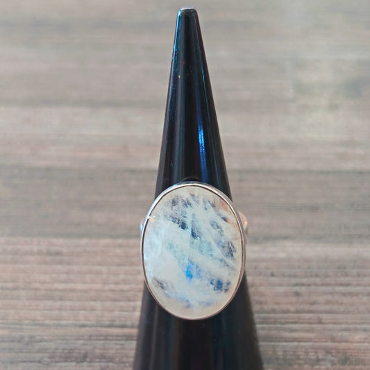 Sterling Silver Moonstone Ring