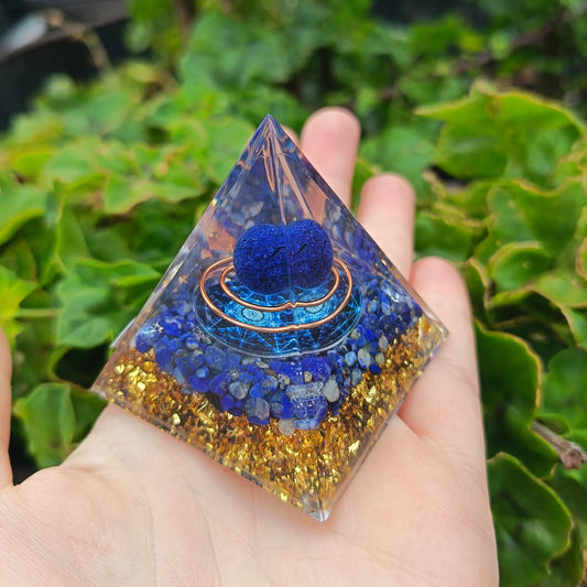 Lapis Lazuli Orgonite Pyramid