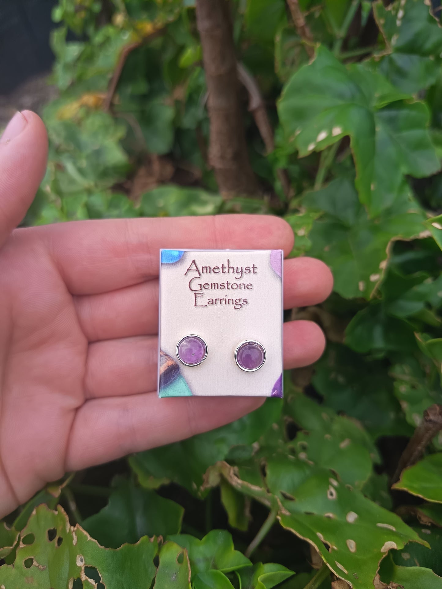 Gemstone Stud Earrings