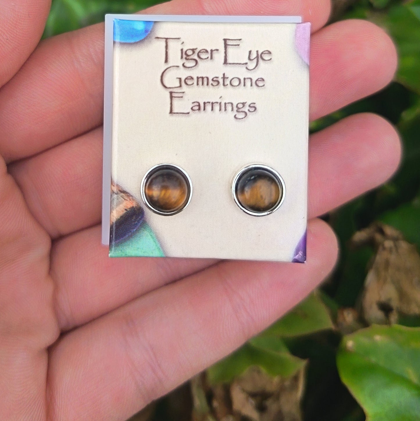 Gemstone Stud Earrings