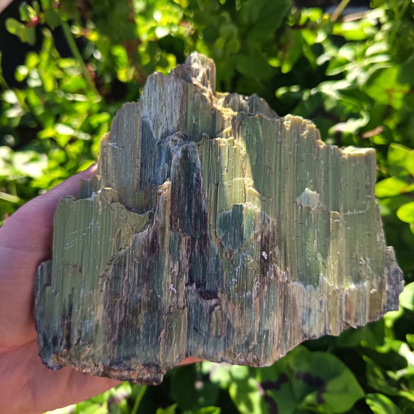 Natural Green Serpentine Specimen From Babertone