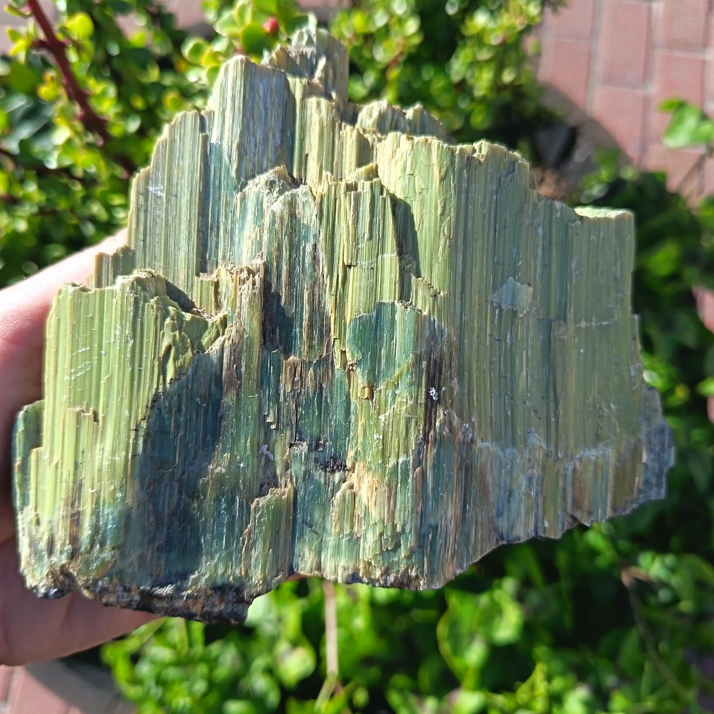 Natural Green Serpentine Specimen From Babertone