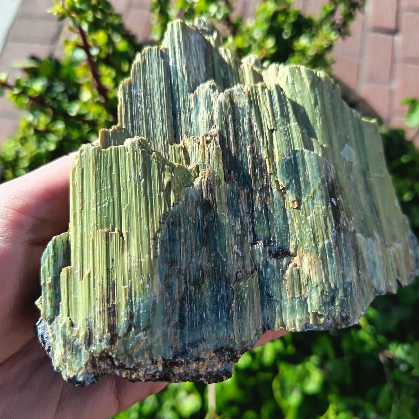 Natural Green Serpentine Specimen From Babertone