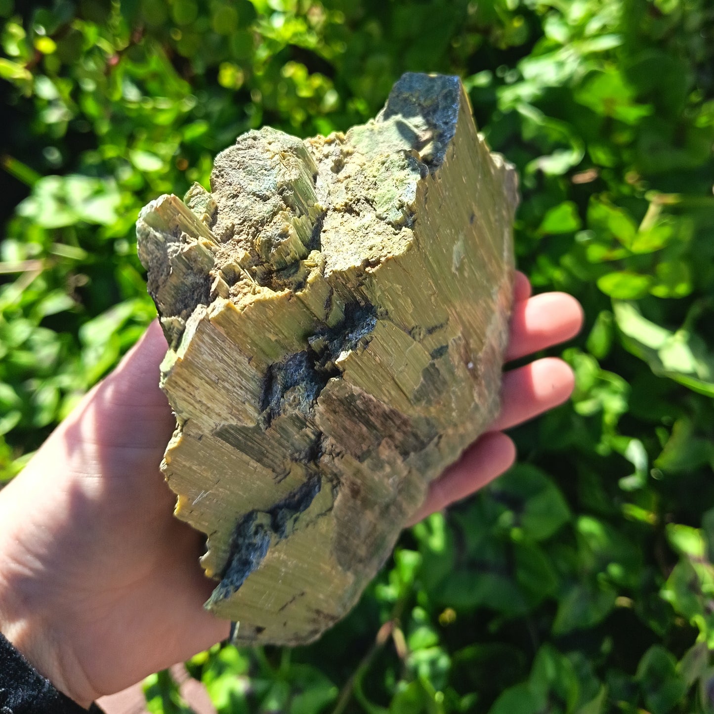 Natural Green Serpentine Specimen From Babertone