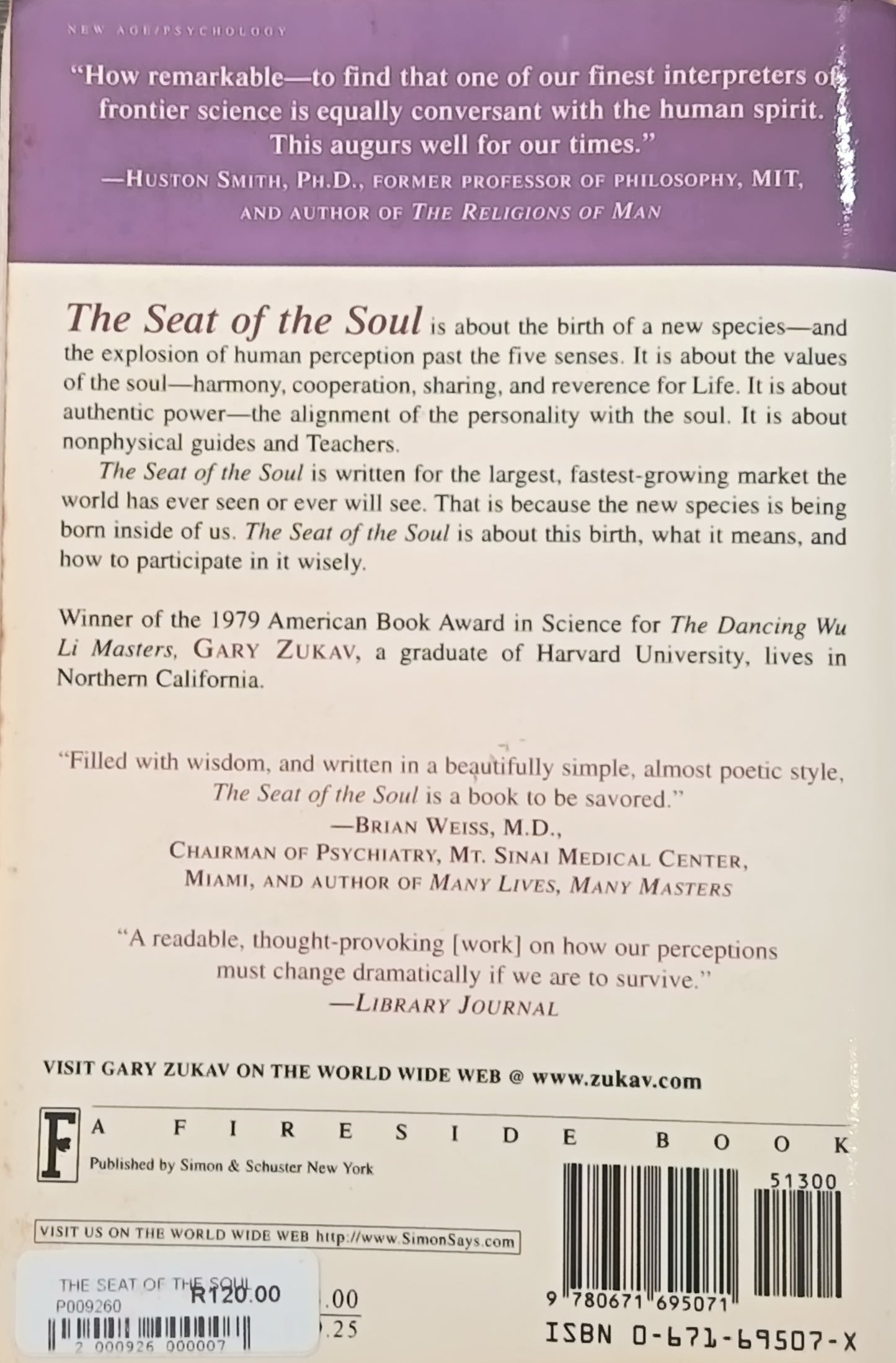 The Seat of The Soul By: Gary Zukav