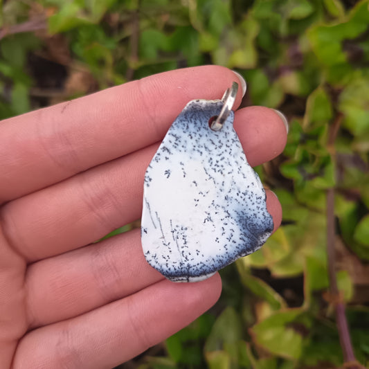 Sterling Silver Dendrite Opal Pendant
