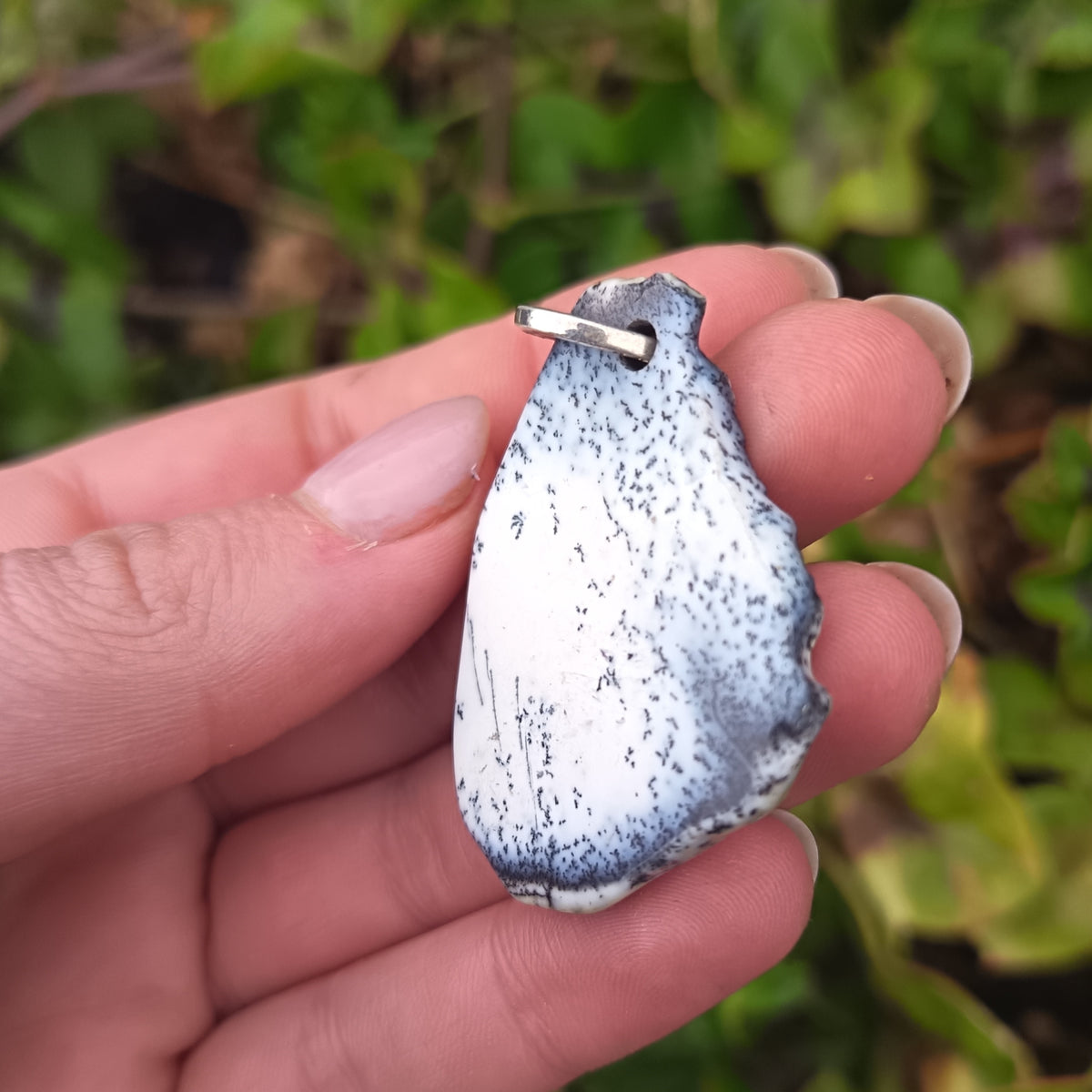 Sterling Silver Dendrite Opal Pendant