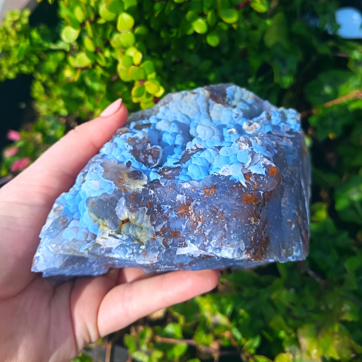 Blue Bortroydal Chalcedony