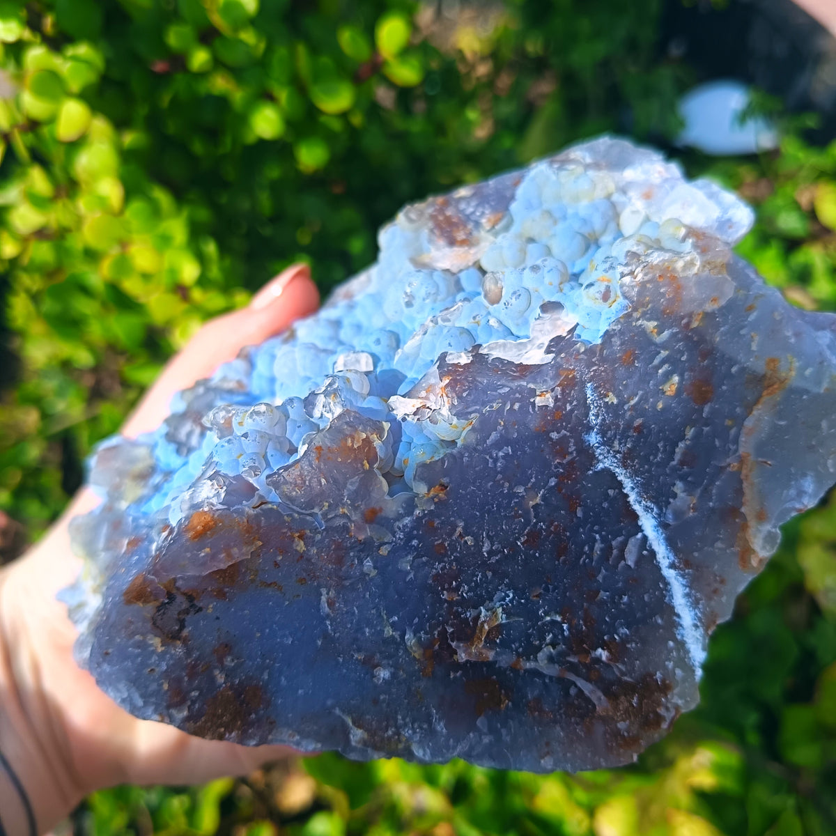 Blue Bortroydal Chalcedony