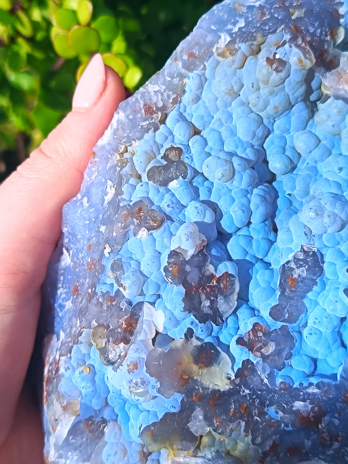 Blue Bortroydal Chalcedony