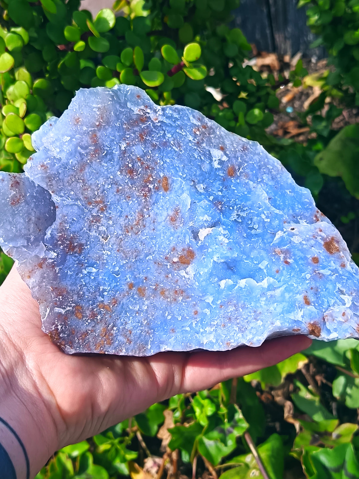 Blue Bortroydal Chalcedony
