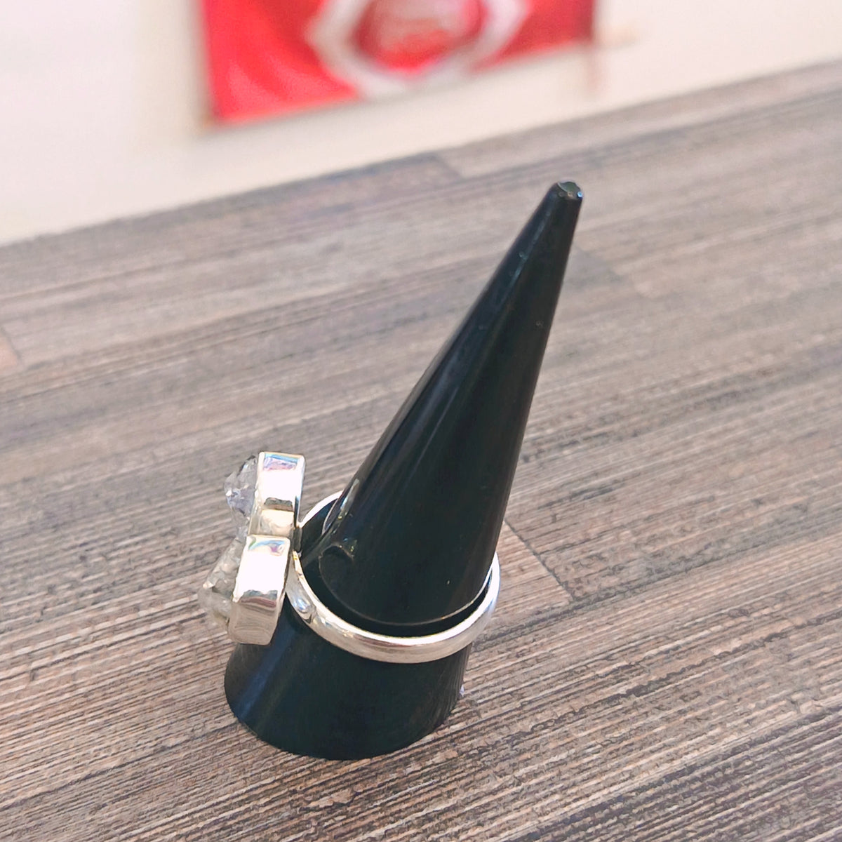 Sterling Silver Herkimer Diamond Ring