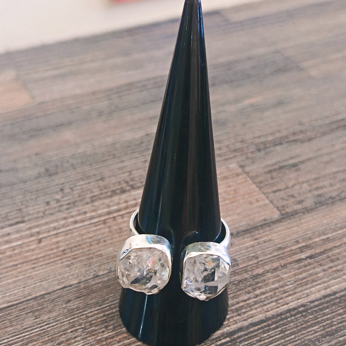 Sterling Silver Herkimer Diamond Ring