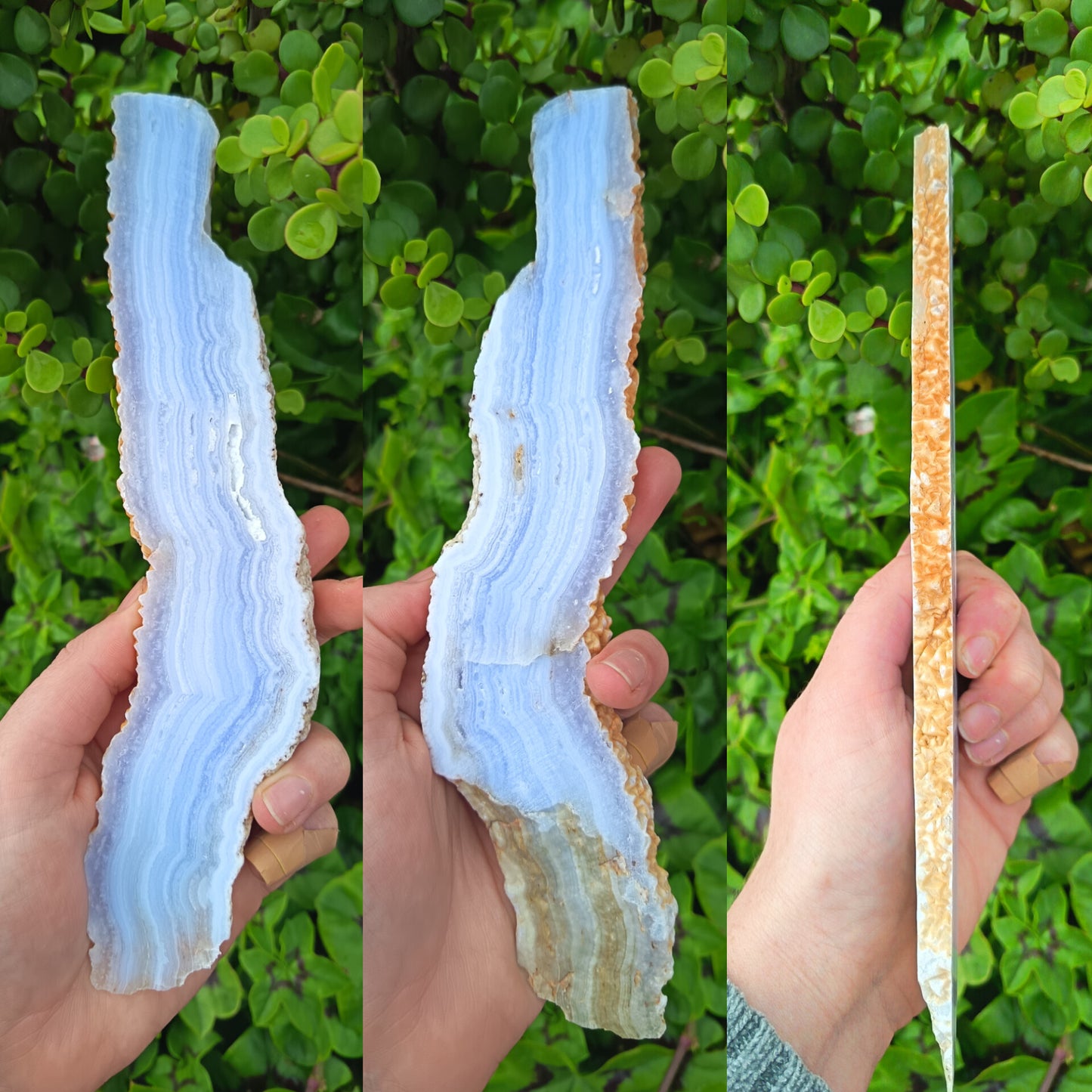 Blue Lace Agate Slice