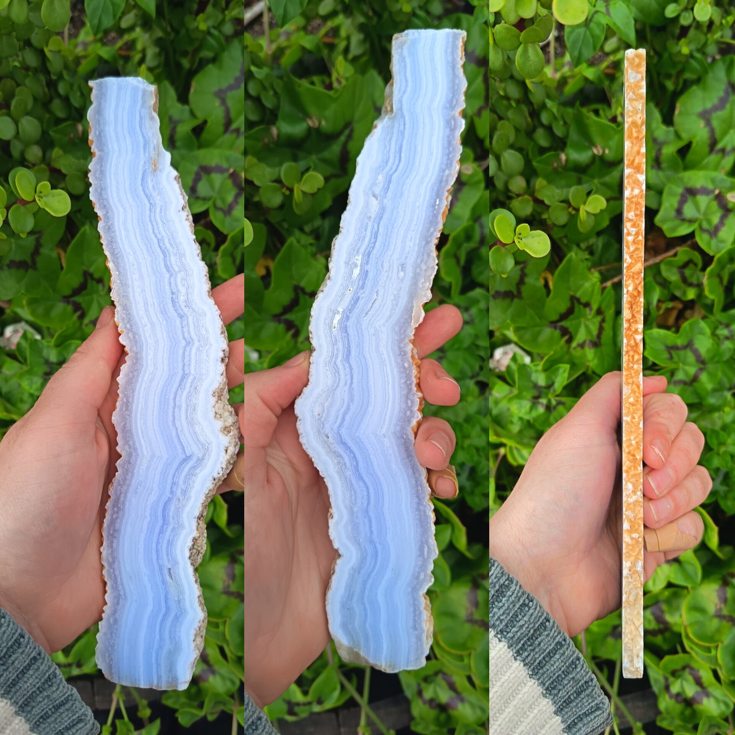 Blue Lace Agate Slice