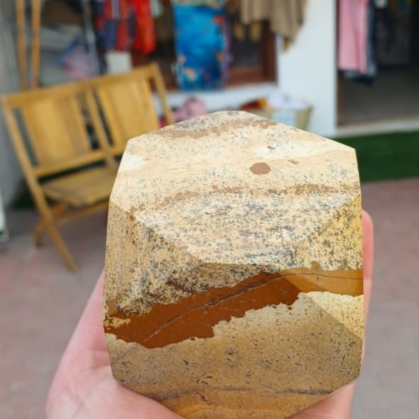 PICTURE JASPER HEPTAGON