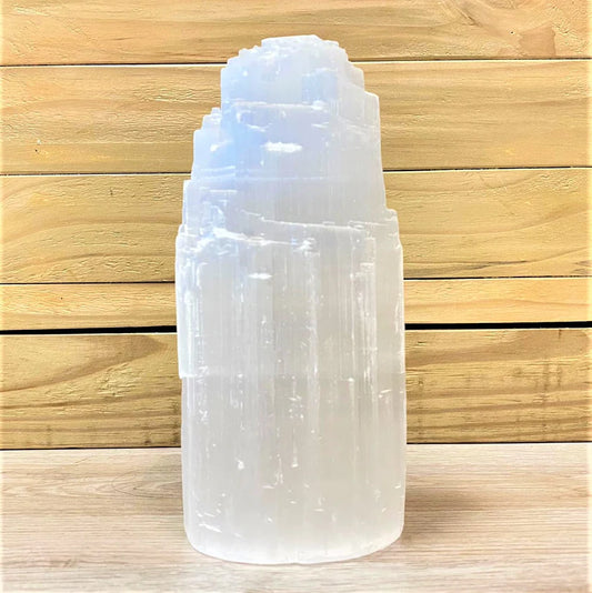 SELENITE LAMP 21CM