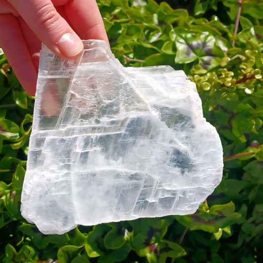 SELENITE CHARGNG SLABS RAW