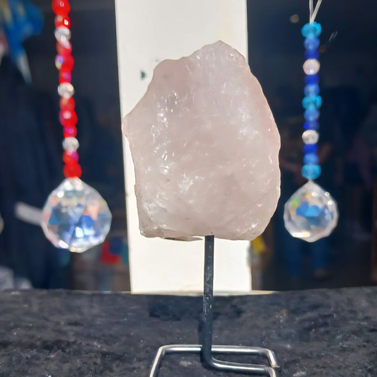 ROSE QUARTZ ON STAND