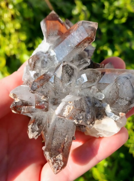 ORANGE RIVER QUARTZ CLUSTER 