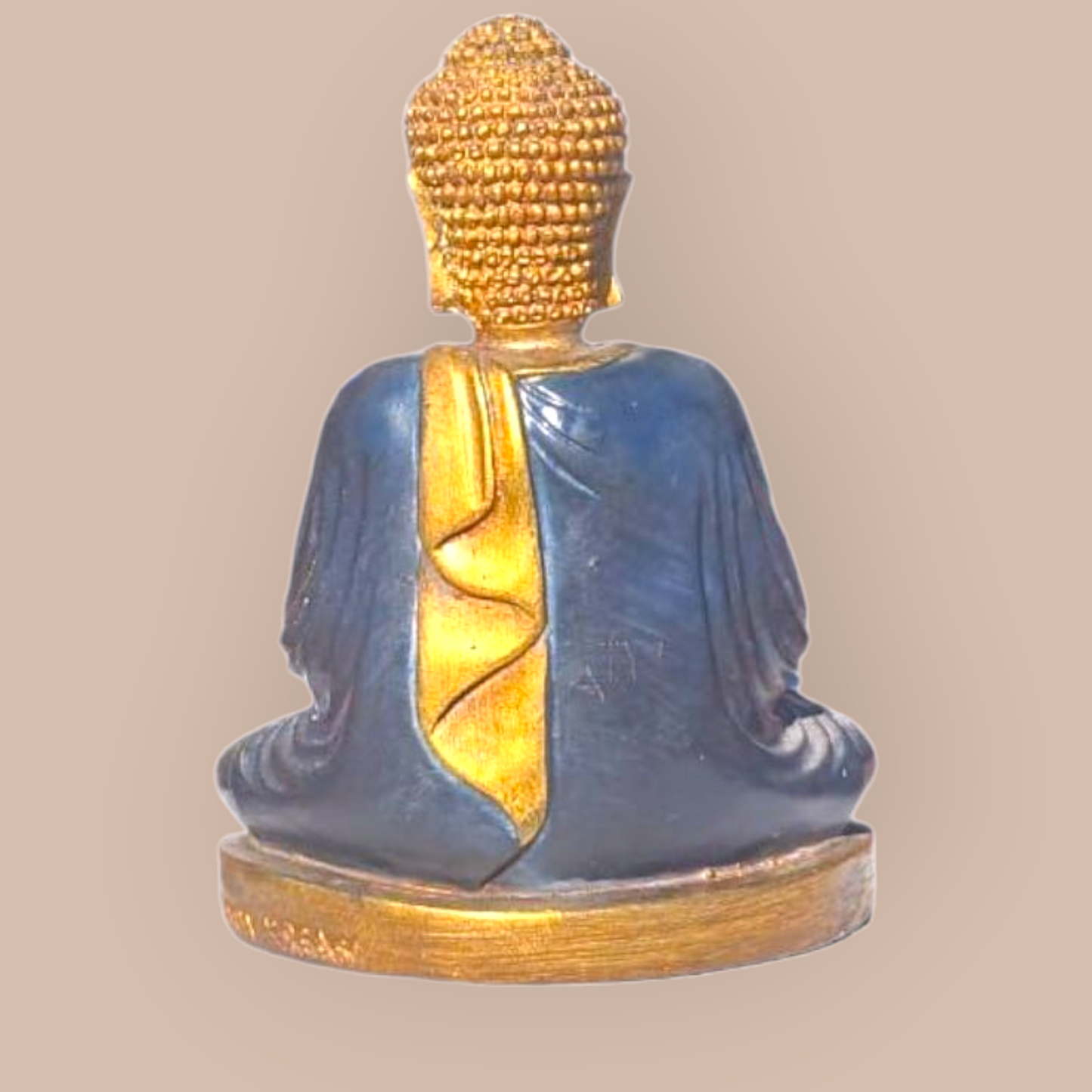 BUDDHA BLUE AND GOLD 20CM