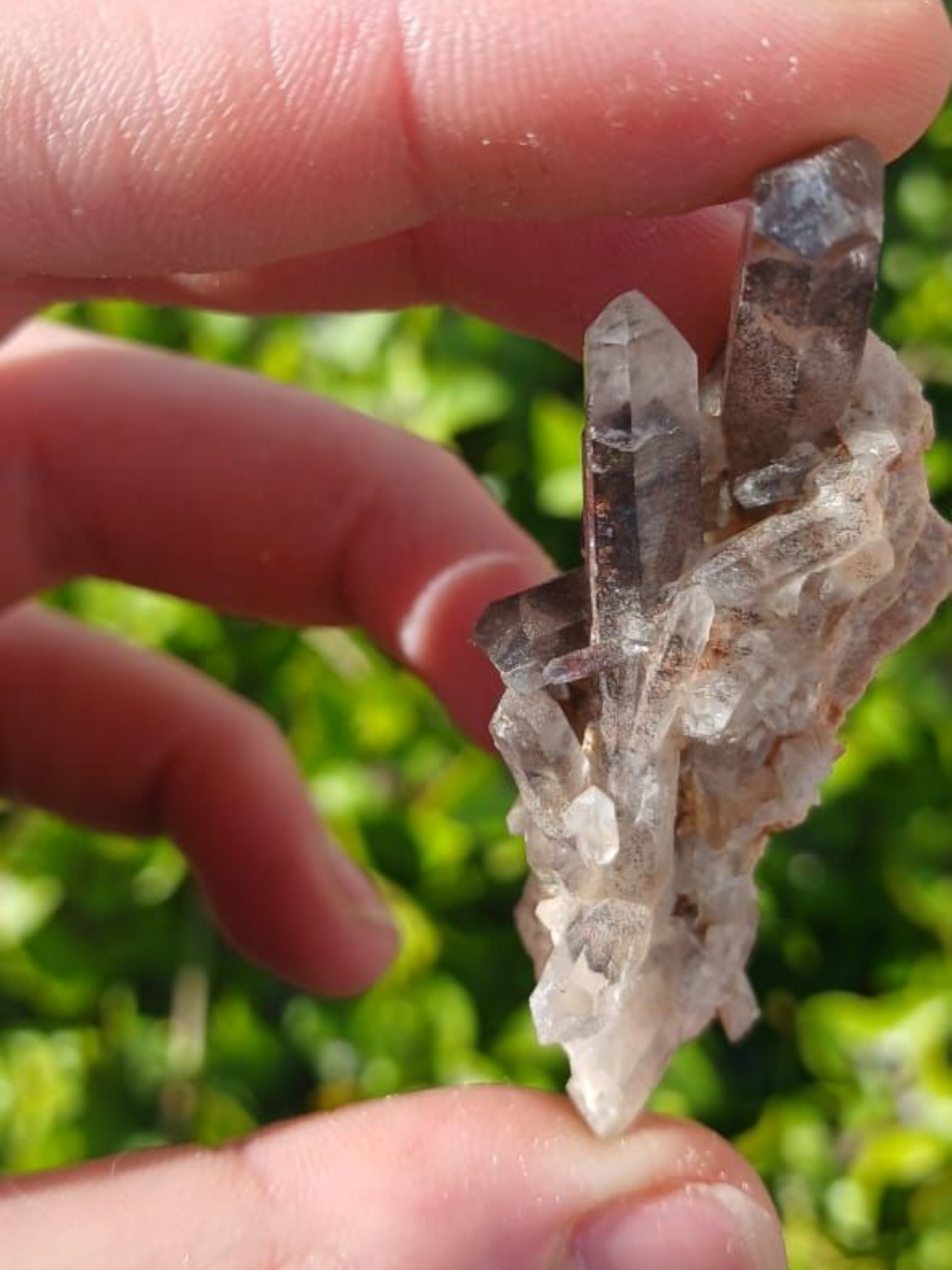 PHANTOM QUARTZ CLUSTER 