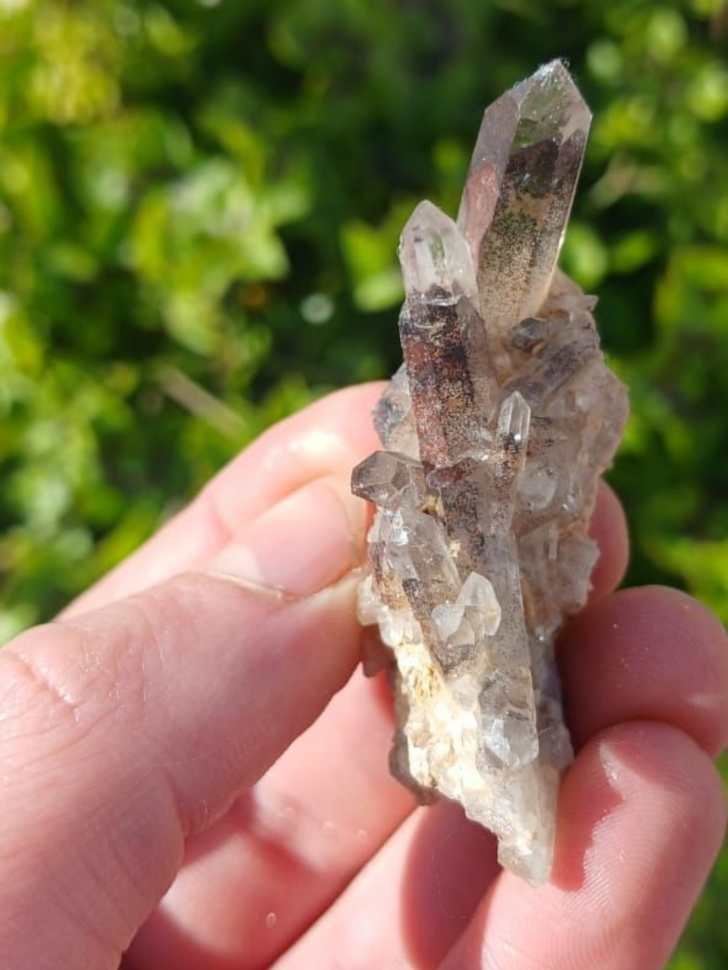 PHANTOM QUARTZ CLUSTER 