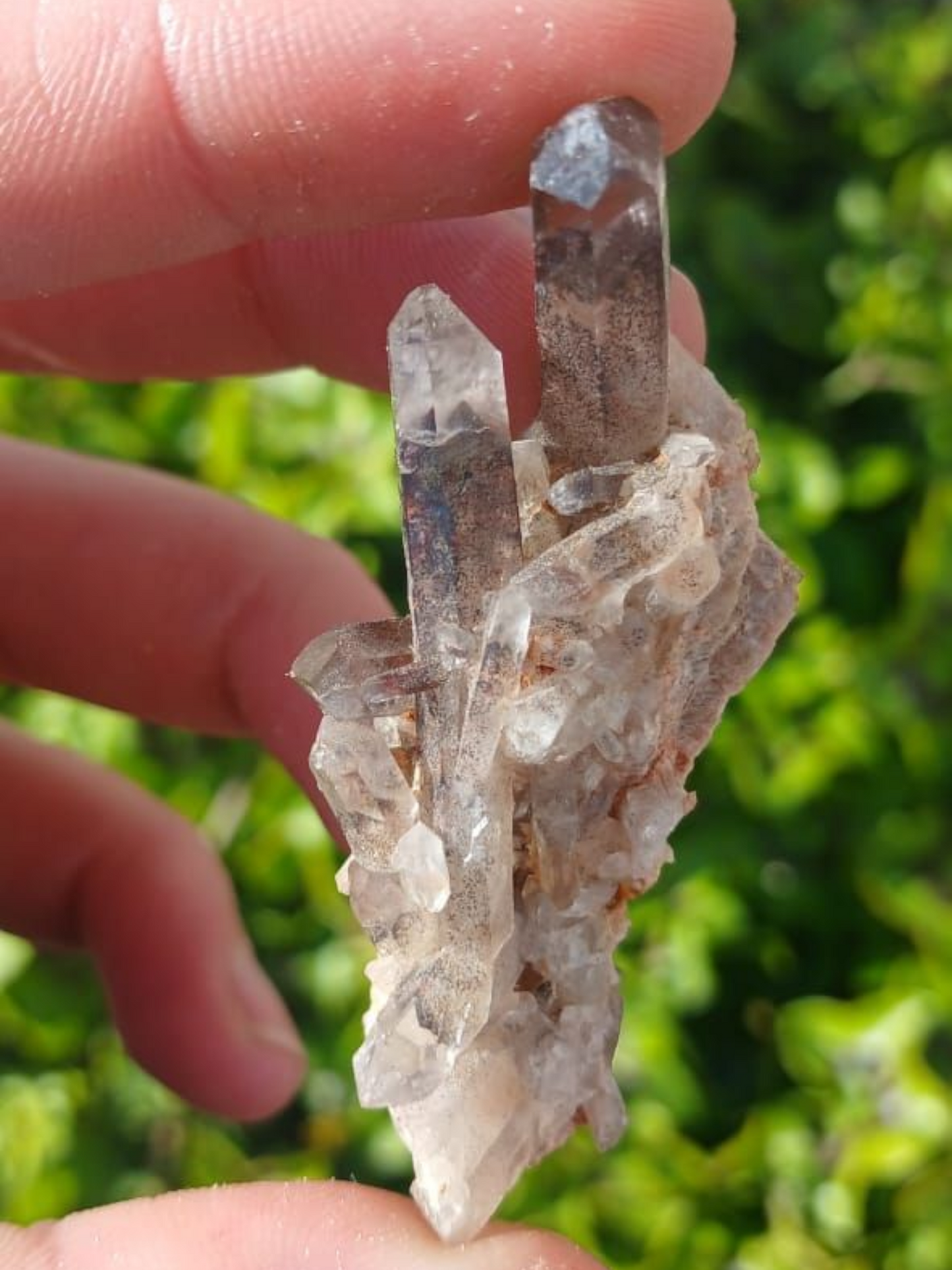 PHANTOM QUARTZ CLUSTER 