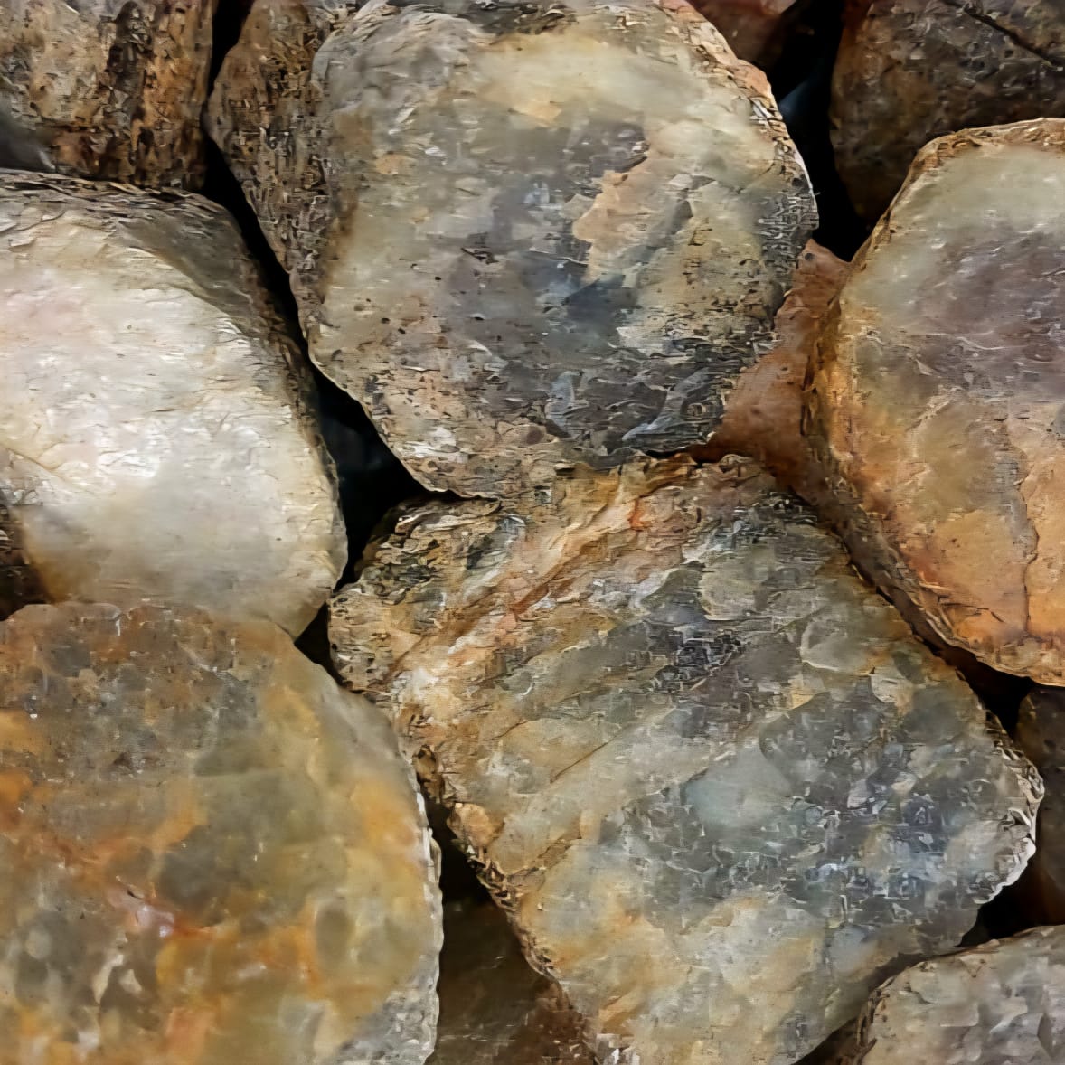 CORUNDUM GREEN AND BROWN